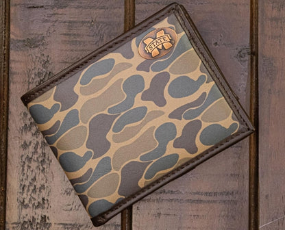 Camo M Banner PassCase Wallet