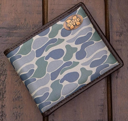 Camo M Banner PassCase Wallet