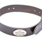 Embossed M Banner Dog Collar