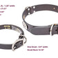 Embossed M Banner Dog Collar