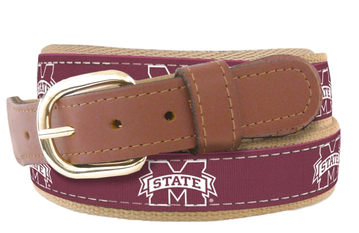 MSU Ribbon Belt