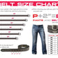 M Banner Conch Leather Belt
