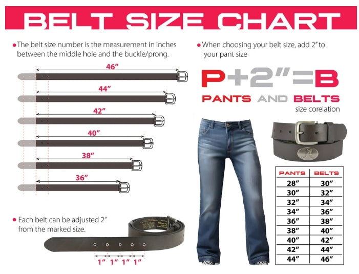 MSU Black Leather Belt