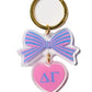 Sorority Acrylic Bow Keychain