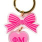 Sorority Acrylic Bow Keychain