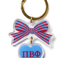 Sorority Acrylic Bow Keychain