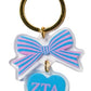 Sorority Acrylic Bow Keychain