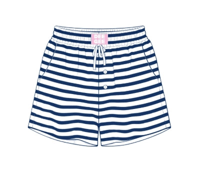 Delta Gamma Stripe Shorts