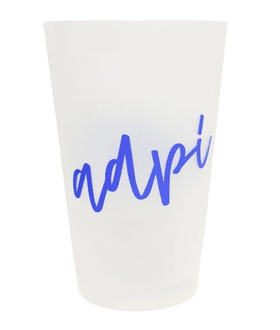 Sorority Script Frosted Cup