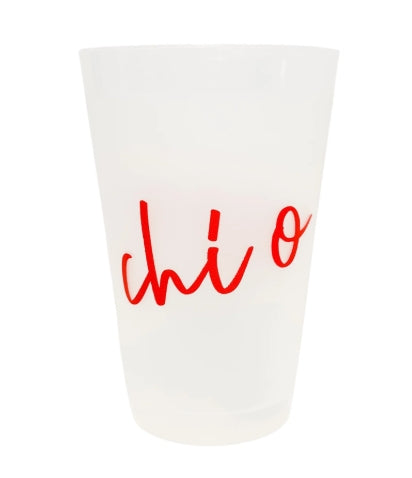 Sorority Script Frosted Cup