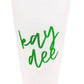 Sorority Script Frosted Cup