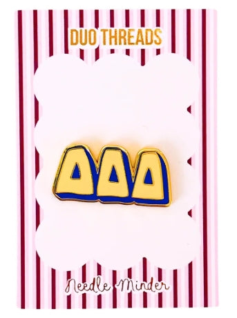 Sorority Bubble Letter Needle Minder