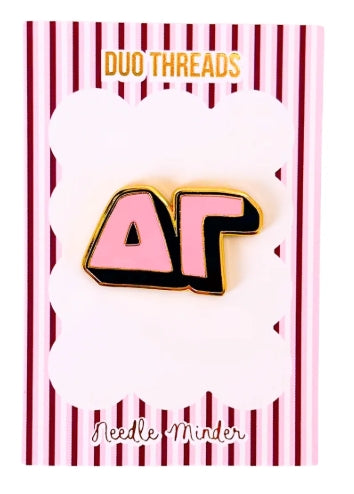 Sorority Bubble Letter Needle Minder