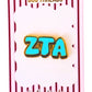 Sorority Bubble Letter Needle Minder