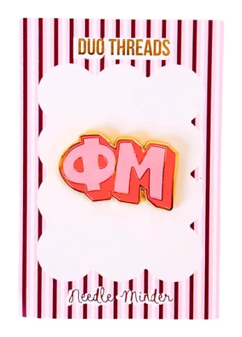 Sorority Bubble Letter Needle Minder