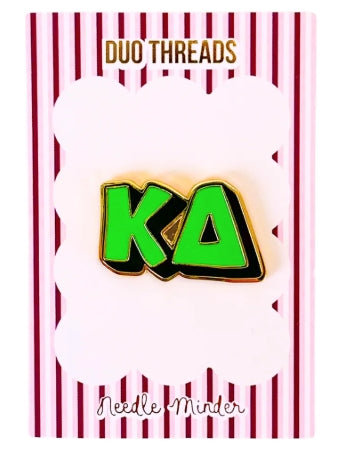 Sorority Bubble Letter Needle Minder