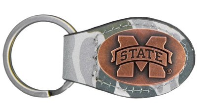 M Banner Conch Oval Key Fob