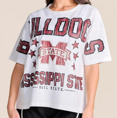 Bulldogs Oversized Vintage Tee