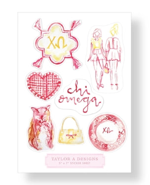 Sorority Sisterhood Sticker Sheets