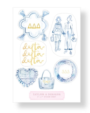 Sorority Sisterhood Sticker Sheets