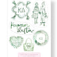 Sorority Sisterhood Sticker Sheets