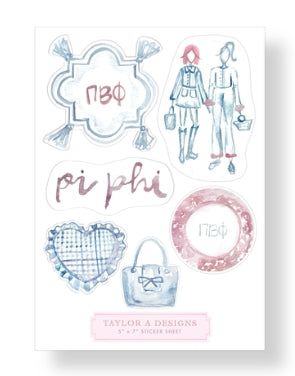 Sorority Sisterhood Sticker Sheets