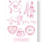 Sorority Sisterhood Sticker Sheets
