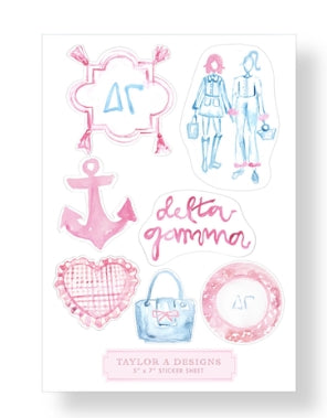 Sorority Sisterhood Sticker Sheets