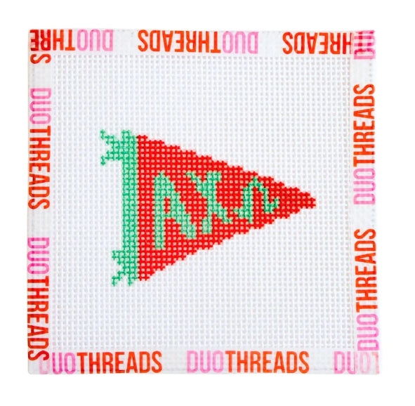 Sorority Pennant Needlepoint Canvas (Kitted)
