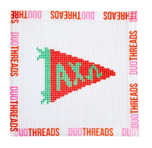 Sorority Pennant Needlepoint Canvas (Kitted)