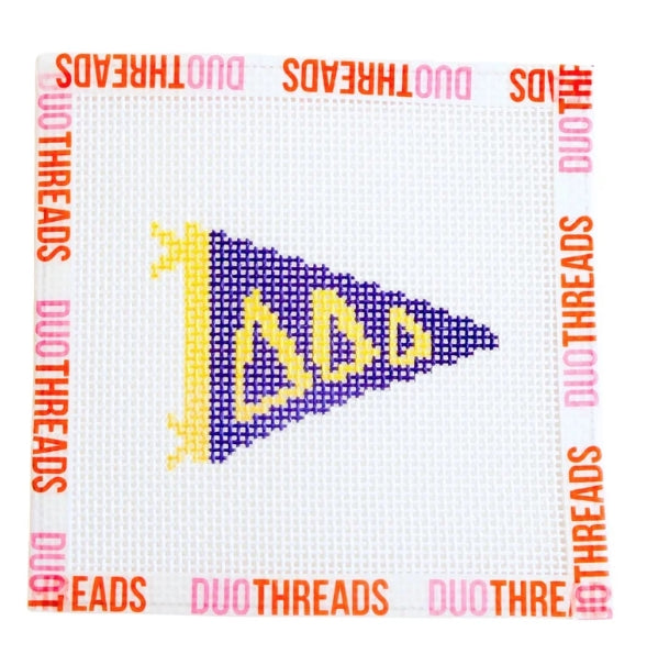 Sorority Pennant Needlepoint Canvas (Kitted)