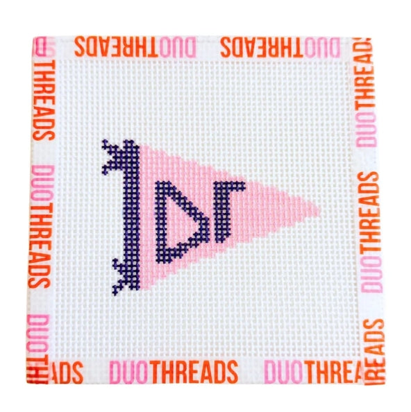 Sorority Pennant Needlepoint Canvas (Kitted)