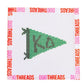 Sorority Pennant Needlepoint Canvas (Kitted)