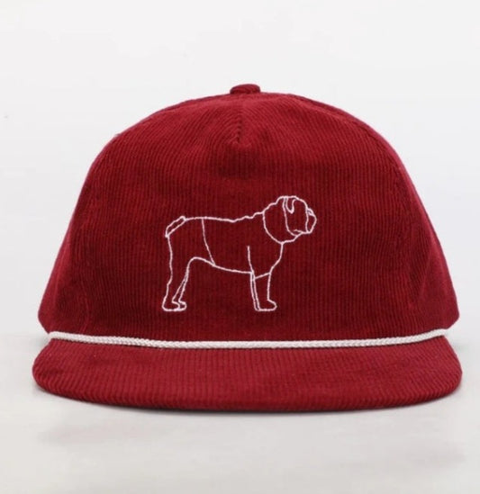 Mississippi State Bulldog Corduroy Rope Hat