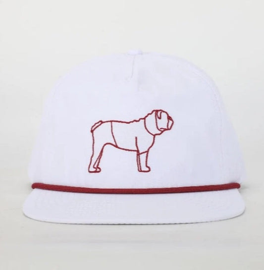 Mississippi State Bulldog Poly Rope Hat