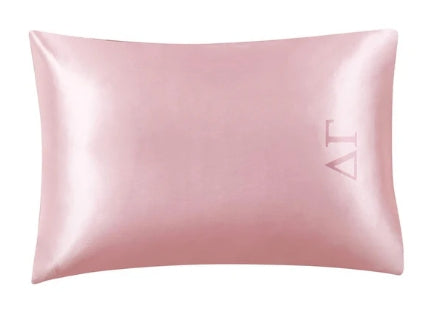 Sorority Satin Embroidered Pillowcase