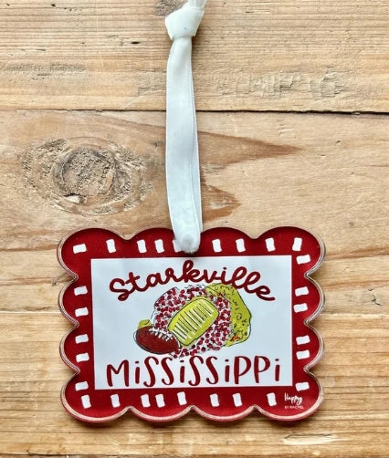 Starkville Acrylic Stadium Ornament