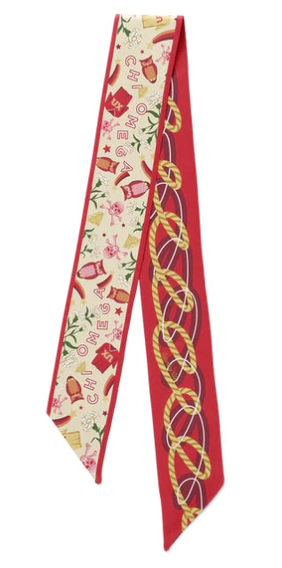 Sorority Skinny Scarf
