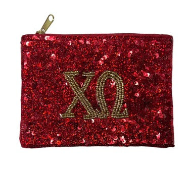 Sorority Sequin Pouches