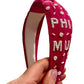 Sorority Beaded Headband