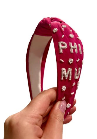 Sorority Beaded Headband