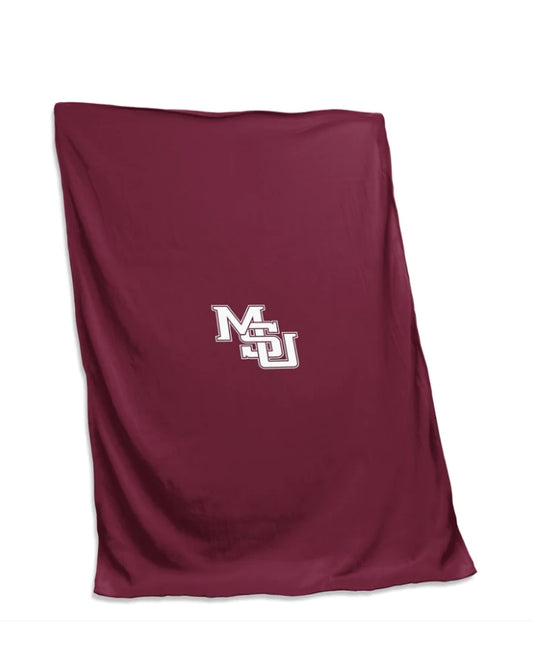 Interlocking MSU Sweatshirt Blanket