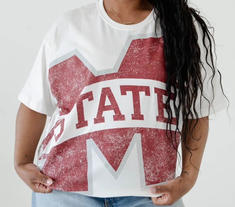 M-Banner Lawson Logo Oversized Tee