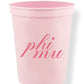 Sorority Calligraphy Cups