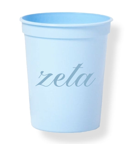 Sorority Calligraphy Cups