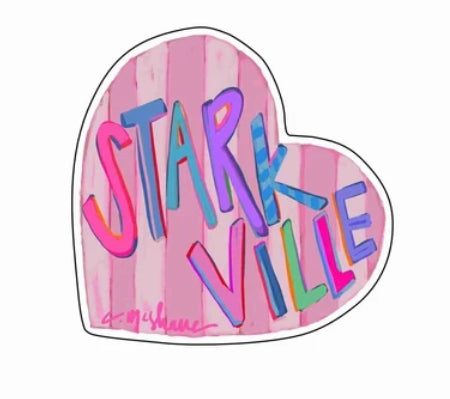 Starkville Love Sticker
