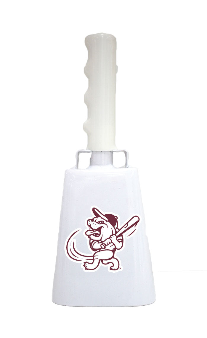 Boxed: Medium White Bullybell with Swinging Bully Decal