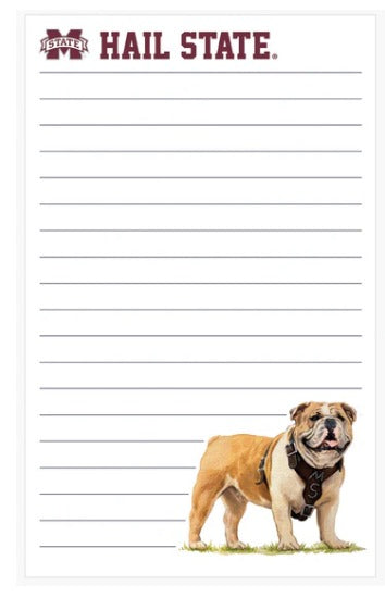 MSU Bulldog Notepad