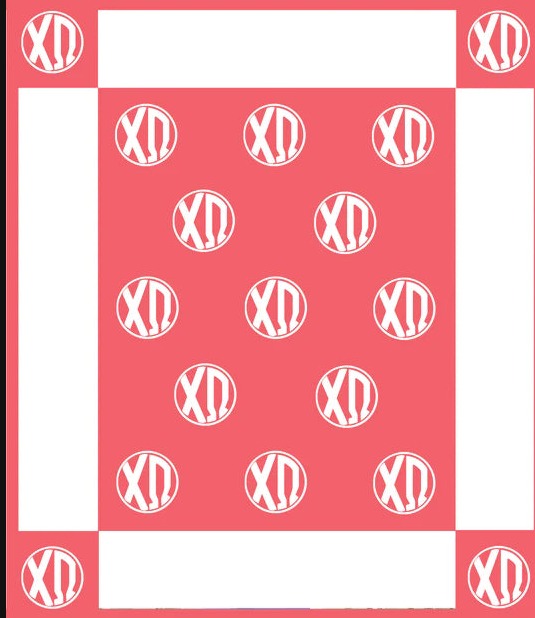 Sorority Woven Monogram Blankets