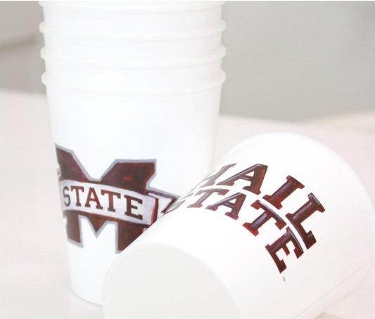 MSU Hail State Plastic Cups